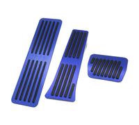 3pz Gas Acceleratore Freno Piede Riposo Pedale per Ford Explorer, Blu