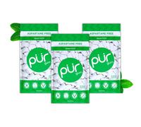 3Pz Gomme Da Masticare 100% Xilitolo, Senza Aspartame, Zucchero, Gusto Spearmint