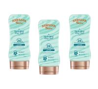 3pz Hawaiian Tropic lozione doposole idrata nutre profumo tropicale 180ml