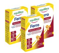 3pz Integratori Alimentari Equilibra a Base Di Ferro Con Acido Folico+Vitamina C