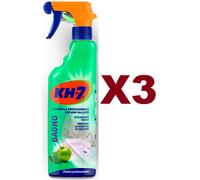 3PZ KH-7 BAGNO PULIZIA PROFESSIONALE SPRAY 750ML AROMA PULIZIA IGIENE LUCENTEZZA