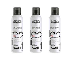 3pz L’ORÉAL Professionnel mousse capelli TECNI ART Fix anti frizz 250ml