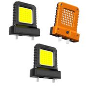 3PZ Lanterna Luce LED da Lavoro 14W Presa Regolabile per 20V per Batteria 21V