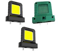 3PZ Lanterna Luce LED da Lavoro 14W Presa Regolabile per 20V per Batteria 21V