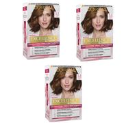 3pz L'OREAL EXCELLENCE CREME Crema Colorante Capelli 5.3 Castano Chiaro Dorato