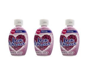 3pz MON AMOUR PROFUMA BUCATO Ninfea Viola 220ml