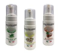 3pz Mousse detergente struccante viso assortito Aloe Vera+Camomilla+Cocco 150ml