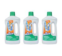 3pz Mr Muscle Disgorgante biodegradabile sicuro per i tubi in gel 750ml
