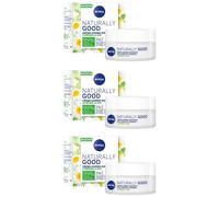 3pz NIVEA naturally good CREMA VISO GIORNO NUTRIENTE camomilla bio 50ml