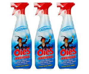 3pz Oies Azzurra Essenza detergente profumato per ambienti e superfici 750ml