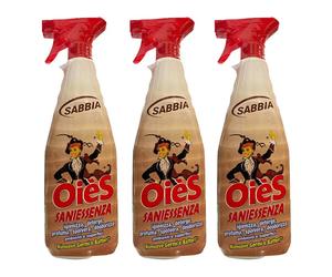 3pz Oies Sabbia Essenza detergente profumato per ambienti e superfici 750ml