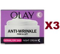 3PZ OLAZ OLAY ANTIRUGHE TONIFICA E RASSODA CREMA NOTTE 50ML VISO RIDUCE LE RUGHE