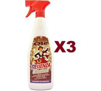 3PZ OLE' RESSENZA DIAMOND PROFUMA DEODORA IGIENIZZA DETERGE SPOLVERA SPRAY 750ML