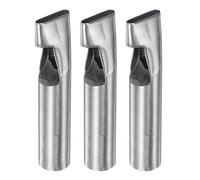 3pz Ovale Foro Punzone 5x26mm Pelle Cavo Taglierina Oblungo Punzone Dado