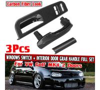 3PZ Per Golf MK4 2 porte Window + Maniglia per porta interna Set completo