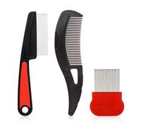 3pz Pettine per Cuoio Capelluto per Forfora, Denti Cavi Pettine Antiforfora Pettine per Rimozione Forfora Pettine per Pulizia Cuoio Capelluto Pettine per Massaggi per Donne e Uomini