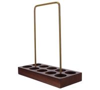 3Pz Porta Provetta Per Con Legno Professionale