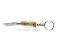 3PZ PORTACHIAVE COLTELLO OPINEL INOX FAGGIO N° 4 MM 50: