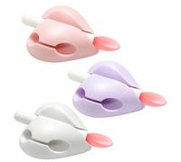 3Pz Portapennello Labbra Silicone Applicatore Maschera con Supporti & Spatole, Organizzatore Protettivo Riutilizzabile per Balsamo Labbra Laneige, Custodia Copertura Spatola Trucco