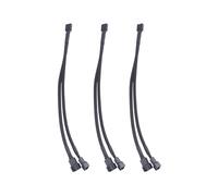 3PZ PWM Fan Splitter Cable 2Way 4Pin Y Prolunga Cavo di Alimentazione Convertitore 1To2 per Scheda Madre PC, Ventola CPU del Computer