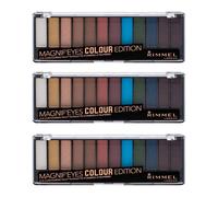 3pz RIMMEL MAGNIF’EYES colour edition PALETTE OMBRETTI colore ombreggiature 004