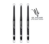 3pz Rimmel Matita occhi automatica Exaggerate 001 Little Black Smokey