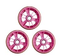 3pz Ruote Scooter Magnetiche LED 120x40mm Ricambio per Swing Wiggle Scooter