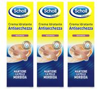 3pz SCHOLL Crema Idratante Antisecchezza per piedi pedicure secchezza pelle 75ml