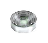 3PZ SET 6 TAGLIABISCOTTI TONDI "DELICIA" DA Ø CM.3, CM.4, CM.5, CM.6, CM.7, CM.: