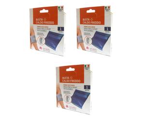 3pz SETABLU BUSTA CALDO FREDDO Riutilizzabile ghiaccio gel sacco primo soccorso