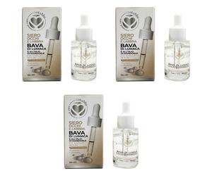3pz SETABLU Siero occhi e labbra Bava di Lumaca Olio di Mandorle nutriente 30ml