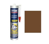 3PZ SILICONE ACETICO UNIVERSALE TYTAN MARRONE RAL 8007 ML 280