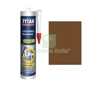 3PZ SILICONE ACETICO UNIVERSALE TYTAN MARRONE RAL 8007 ML 280: