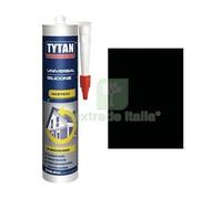 3PZ SILICONE ACETICO UNIVERSALE TYTAN NERO RAL 9005 ML 280: