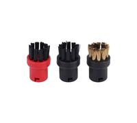3PZ Spazzole nel Setola di Nylon con Ugello nel Ottone per SC1 SC2 SC3 SC4 SC5 SC7 EasyFix Mop Panno Stracci Parti di Pulizia un Vapore