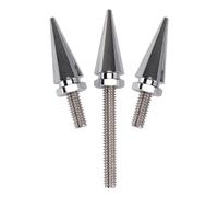3PZ SPIKE VITI PER PARABREZZA ARGENTO PER TOURING ELECTRA STREET GLIDE 14-25 T0