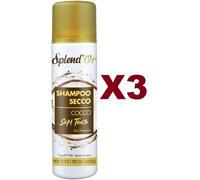 3PZ SPLEND'OR SHAMPOO SECCO SPRAY COCCO SOFT TOUCH 200ML TUTTI I TIPI DI CAPELLI