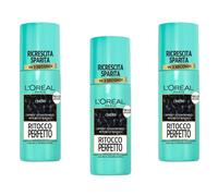 3pz Spray ricrescita L'Oreal Paris Ritocco Perfetto I Neri radici capelli 75ml
