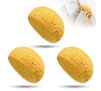 3pz Spugnette Viso Pulizia,Compressa Spugna,Éponges jetables Vous - Pack de 3 Éponges de Texture Amovibles,rotonde, Idéale pour la Réparation de Murs et Plafonds - Éponge DIY pour la Peinture et la