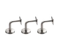 3Pz Supporti Per Corrimano in Acciaio Inossidabile Da Muro, Brackets Per Ringhiere Interne, Maniglie Di Sicurezza Per Scale E Bagni