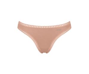 3pz Tanga donna in cotone,inserti in pizzo elasticizzato Go Crush STRING SLOGGI
