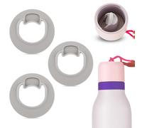 3pz Tappo di Ricambio Bottiglia d'Acqua per Owala FreeSip Twist 18oz 24oz, Senza BPA Guarnizione in Silicone Accessori Coperchio Superiore Serie per Owala FreeSip Twist (Grigio)