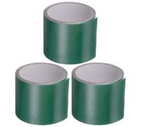 3pz Tessuto Riparazione Telo Nastro 3.15"x6.6ft Impermeabile Scuro Verde