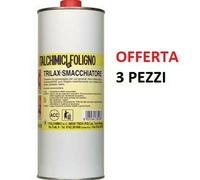 3PZ TRIELINA 1LT SGRASSATORE SOLVENTE SMACCHIA-ELIMINA TOGLIE MACCHIE OLI RESINE