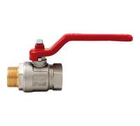 3PZ VALVOLE SFERA TOTALE + LEVA MF IDEAL 091 ITAP OTTONE NICHELATO 3/8MF