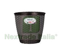 3PZ VASO NATURAL MOKA Ø CM.24X22.2H. LT. 6.2: