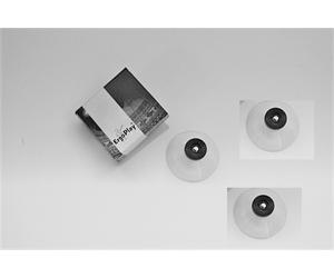 3pz Ventosa di ricambio ORIGINALE per ERGOPLAY APPOGGIA CHITARRA PROFESSIONALE +