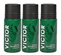 3pz Victor Green Original Deodorante profumato uomo spray 150ml
