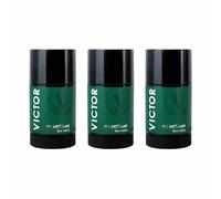 3pz Victor Original deodorante profumato uomo stick 75ml