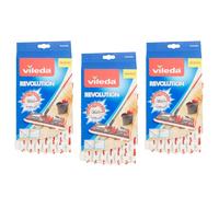 3pz VILEDA REVOLUTION SUPERMOCIO panno ricambio lavapavimenti microfibra NUOVO